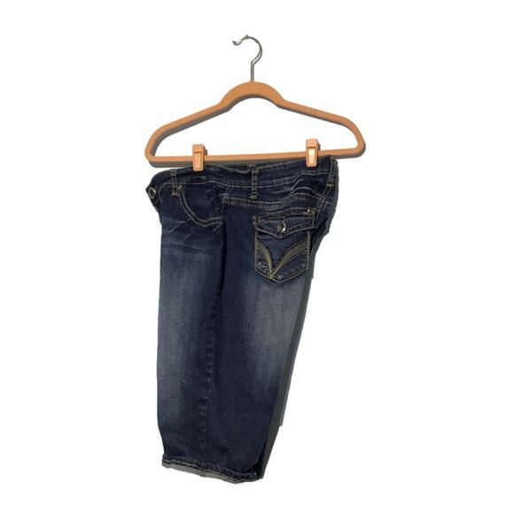 ZD Premium Missy 14 Bermuda Jean Shorts 15" Inseam - Picture 4 of 6